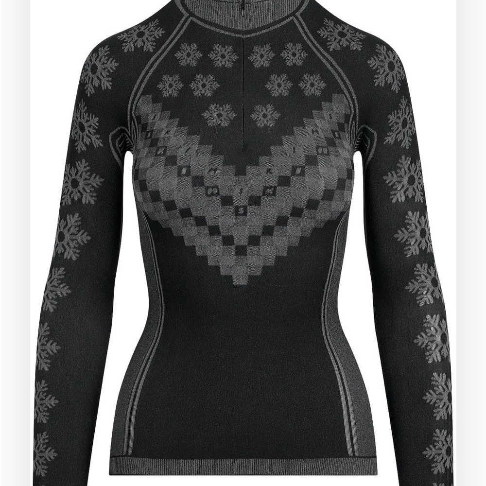 SKIMS First Layers Half Zip Long Sleeve